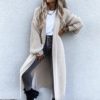 Ivory Plain Open Front Cardigan